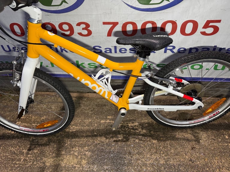 WOOM 4 20” Wheel Kids Bike. Yellow No1. Very light weight!! Only 6.6Kg!