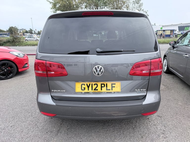 2012 Volkswagen Touran SPORT TDI BLUEMOTION TECH 7 SEATER MPV Diesel Manual