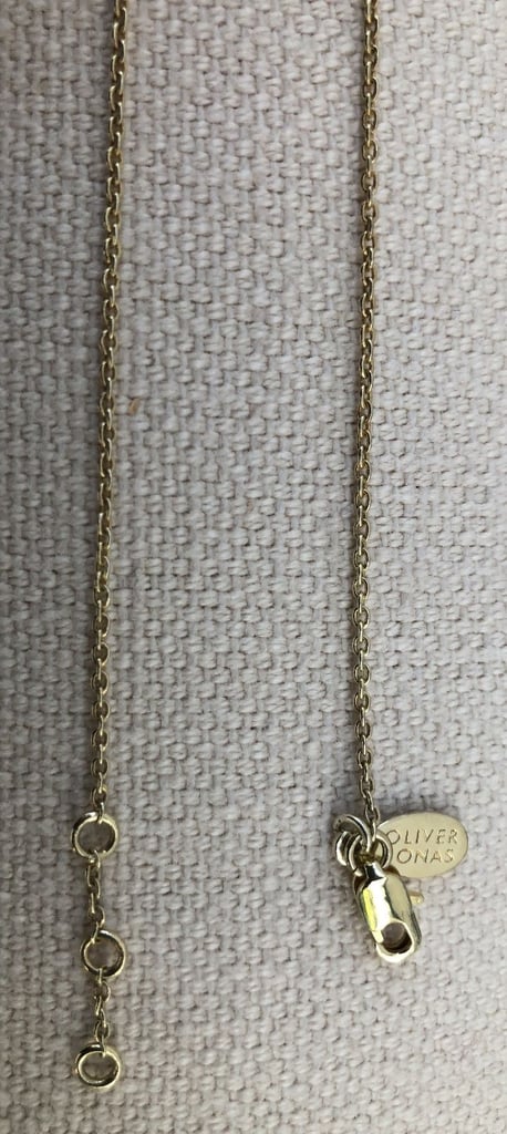 Oliver Bonas gold plated chain ONO