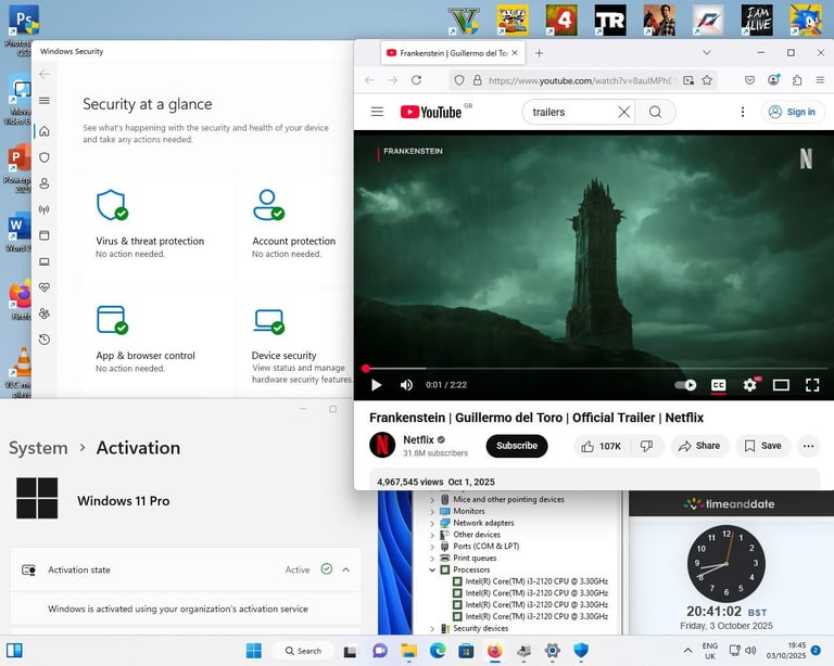 Gaming PC + 15 Games + Radeon HD (i3, GTA 5, Fortnite, Windows 11, Video Editing, Computer, HP, PC