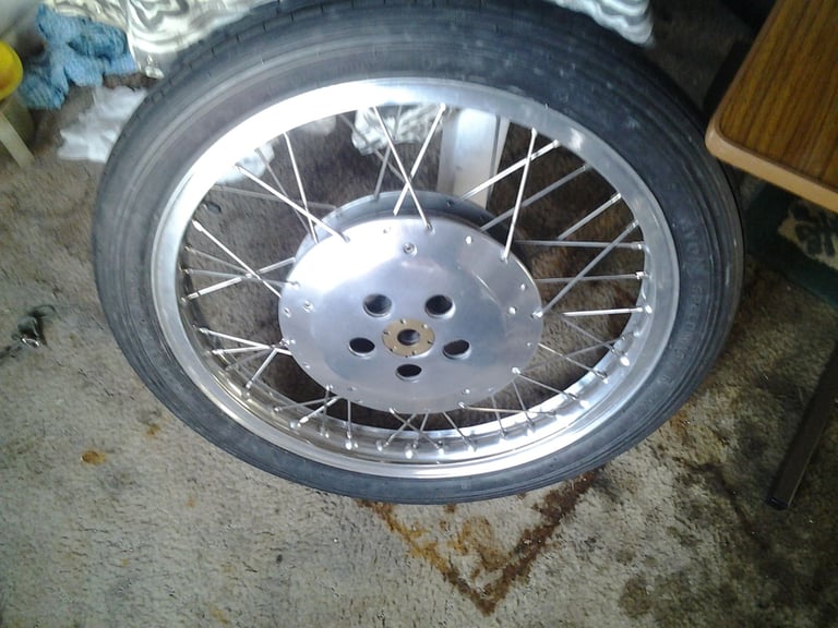 BSA Goldstar Front Wheel WMI Akront Stainless Spokes
