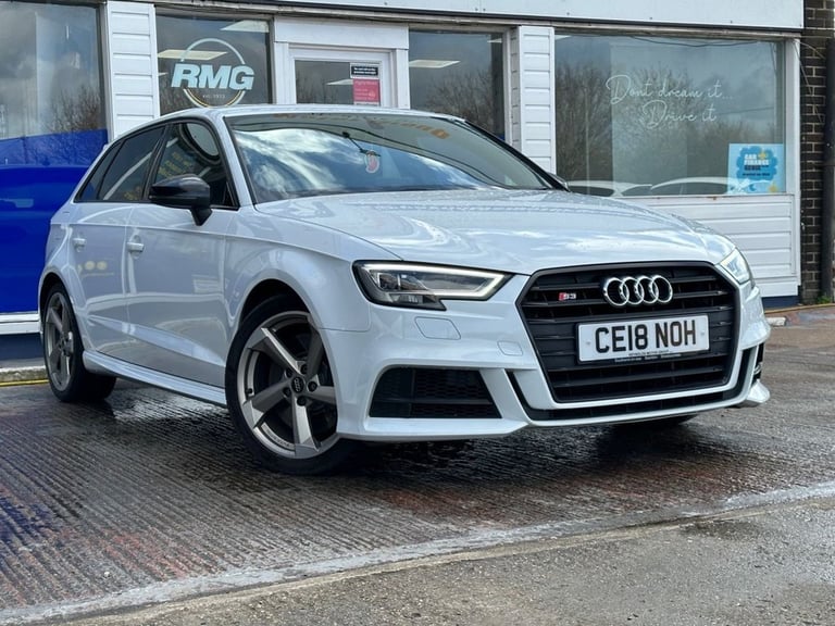 2018 Audi S3 2.0 TFSI Black Edition Sportback 5dr Petrol S Tronic quattro Euro 6 (s/s) ( Hatchbac...