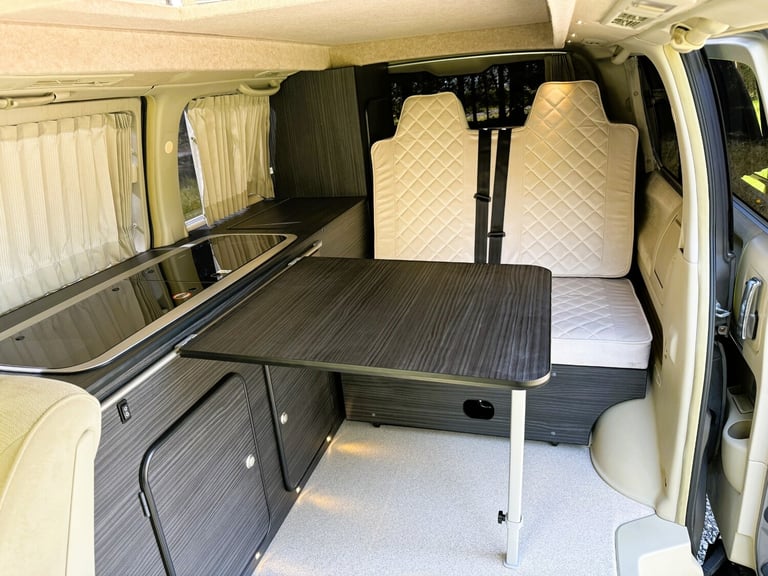 NISSAN ELGRAND FACE LIFT CAMPER VAN 3.5 V6 PETROL FULL SIDE KITCHEN CONVERSION