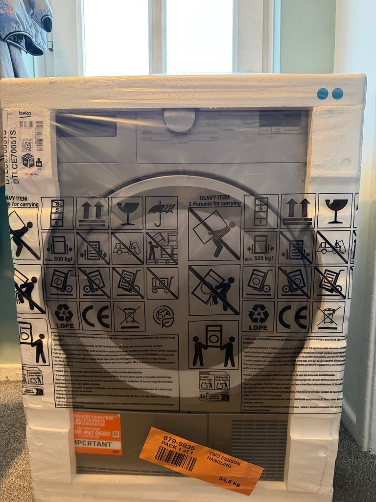 image for Beko DTLCE70051S 7KG Condenser Tumble Dryer - Silver