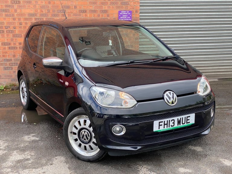 2013 Volkswagen up! 1.0 up! Black Euro 5 3dr HATCHBACK Petrol Manual