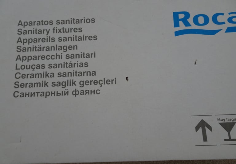 Roca Mini 1 Door Vanity Unit & Basin 450mm - Gloss White -  BRAND NEW still in BOX