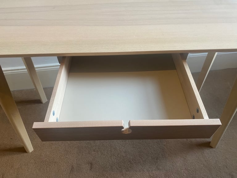 IKEA LISABO Desk - Ash veneer - 118x45 cm