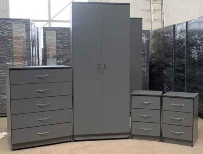 💥LIMITED TIME OFFER BRAND NEW WARDROBES CHESTER DRAW BEDSIDES NEAR ME ASSEMBLED 🏡FREE DELIVERY