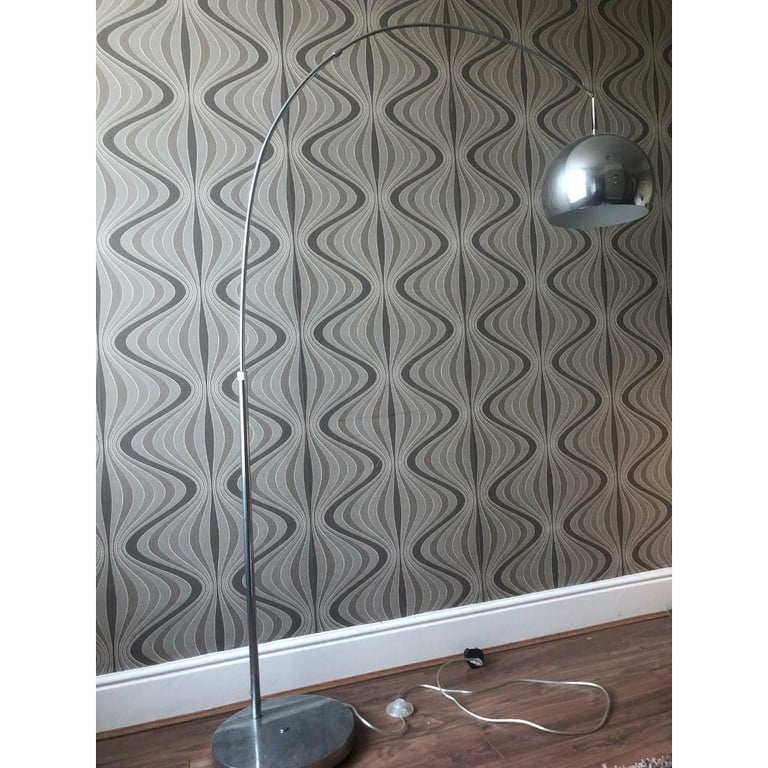 Floor standing curved lamp for sale