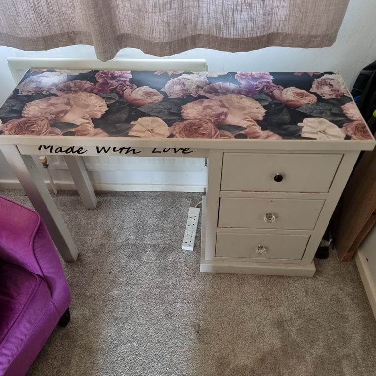 Upcycled Dressing Table and 6 Drawer Chest 