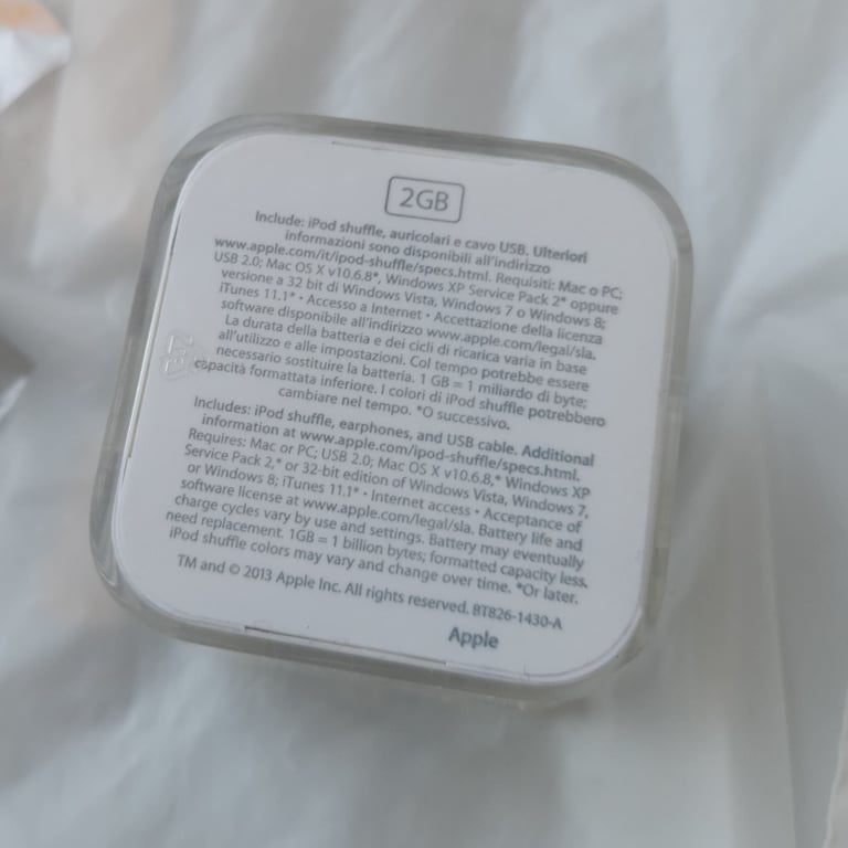 2GB Space Grey Apple iPod Shuffle