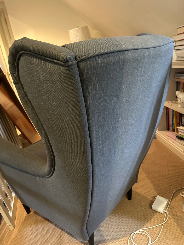 IKEA- Strandmon Wing chair in Nordvalla Dark Grey 