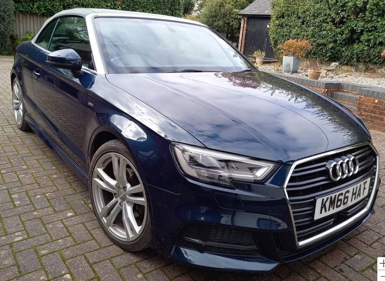 2017 Audi A3 2.0 TDI S Line 2dr S Tronic CONVERTIBLE DIESEL Automatic