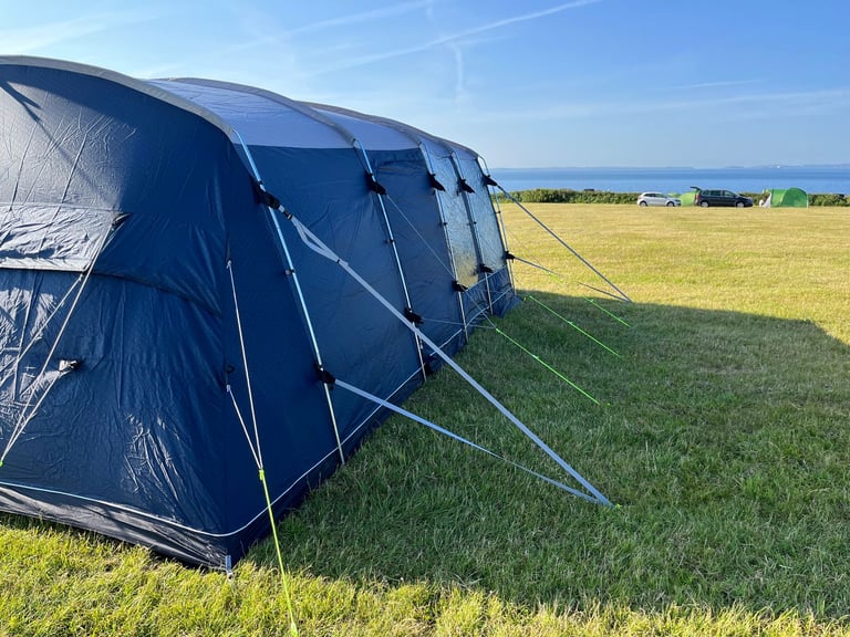 Outwell Vermont 7P Premium Tent. Includes: tent, poles, pegs, groundsheets & carpet.