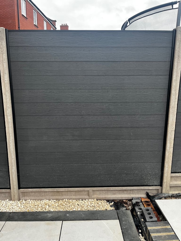 image for Senator Classic Deep Embossed Composite Fence Panels
