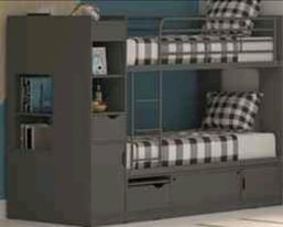 Bunk bed with storage