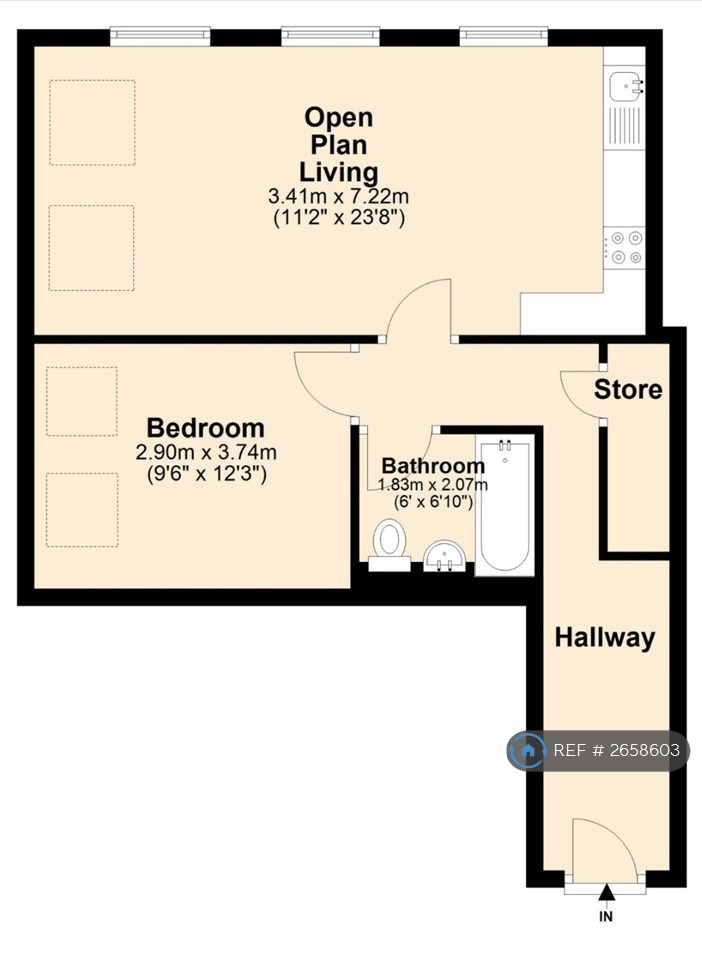 1 bedroom flat in The Brooks, Smethwick, B66 (1 bed) (#2658603)