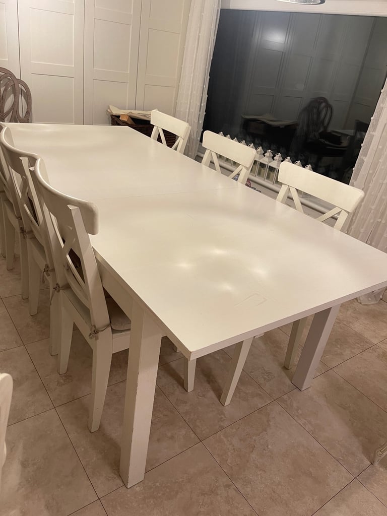 Ikea dining chairs & table 
