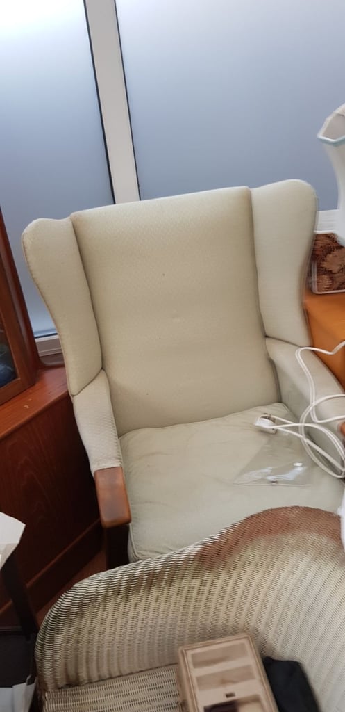 image for HIGH BACKED ARM CHAIR