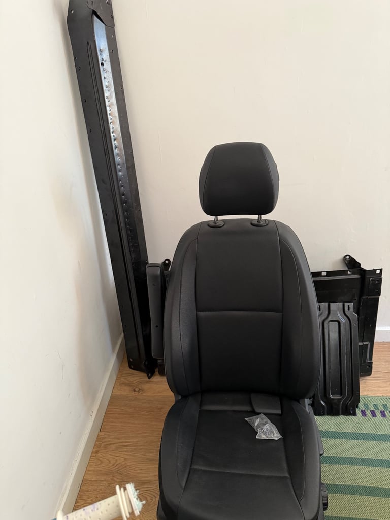 Mercedes evito passenger seat and two base and back rail 