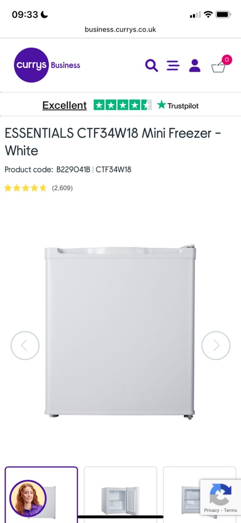 Worktop/ Countertop Freezer.