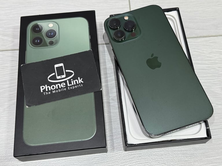 📱 Alpine Green Apple iPhone 13 Pro Max 256GB Unlocked All Networks + Warranty 🍎 - P622