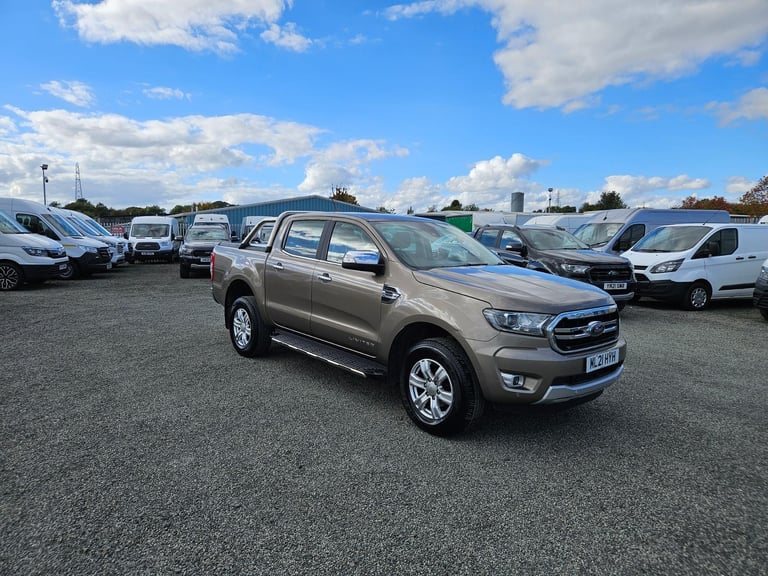 2021 ON 21 PLATE FORD RANGER LIMITED 4X4 170BHP DOUBLE CAB AUTOMATIC ULEZ FREE 