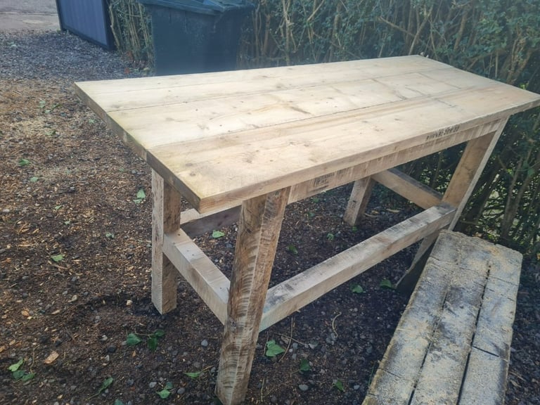 Custom made to order scaffold board workbenches