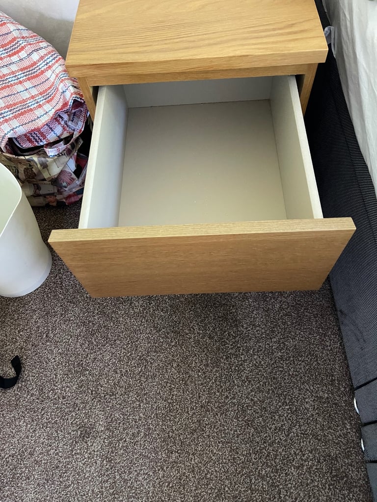 IKEA bedside table with 2 drawers
