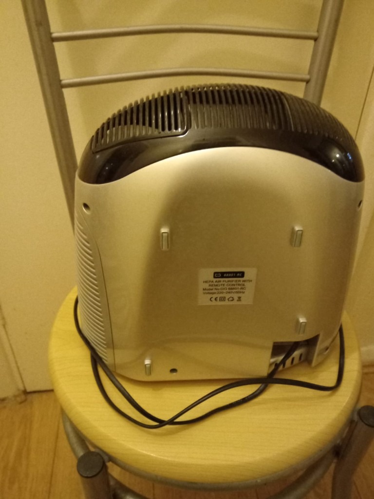 Dio Hepa Air Purifier Model:68801-rc