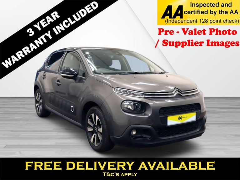 image for 2018 Citroen C3 1.2 PureTech Flair Hatchback 5dr Petrol Manual Euro 6 (82 ps) EXTENSIVE S/H Hatch...