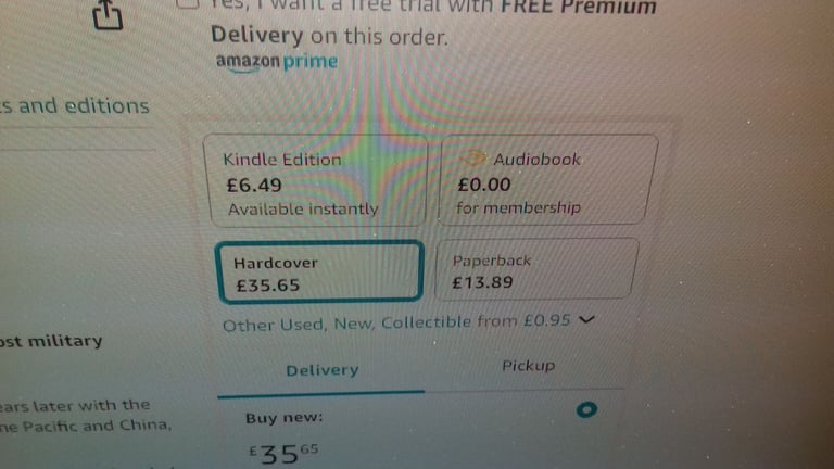 Book: The Second World War by Antony Beevor - hardback copy