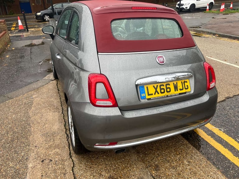 2016 Fiat 500 1.2 500 C Lounge 2dr Convertible Petrol Manual