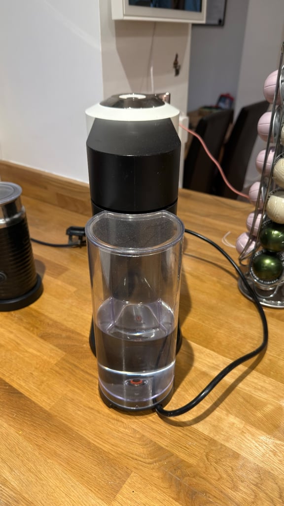 Nespresso Coffee machine, milk frother & pods