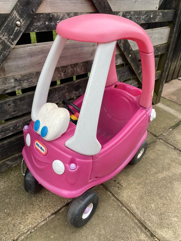 Little tikes tykes cosy cozy coupe ride in car pink garden toys