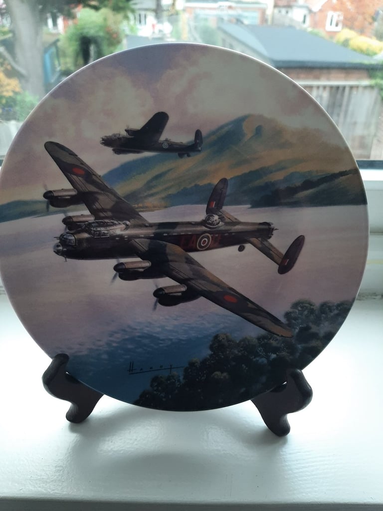 Lancaster bomber plate