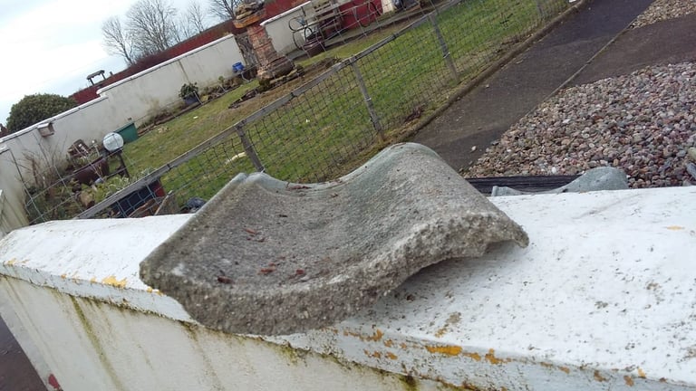 Bangor Blue Slates granite step scill roof ridge floor tiles chimney pot's 