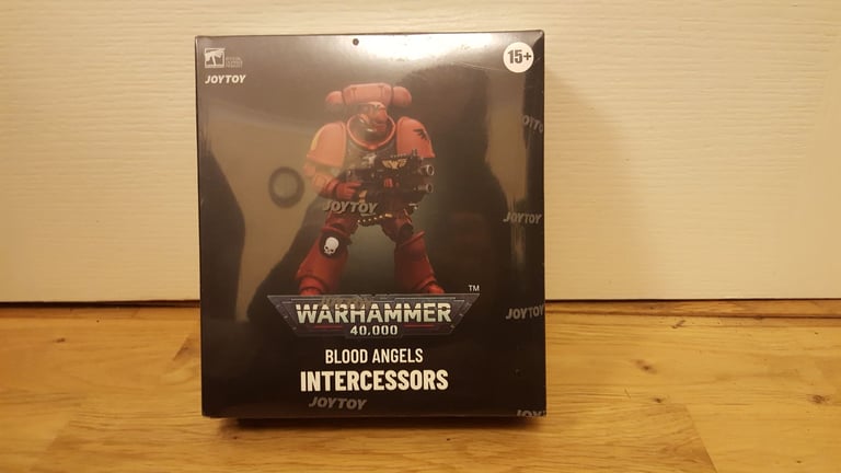 image for joytoy warhammer 40k blood angels intercessors new & sealed