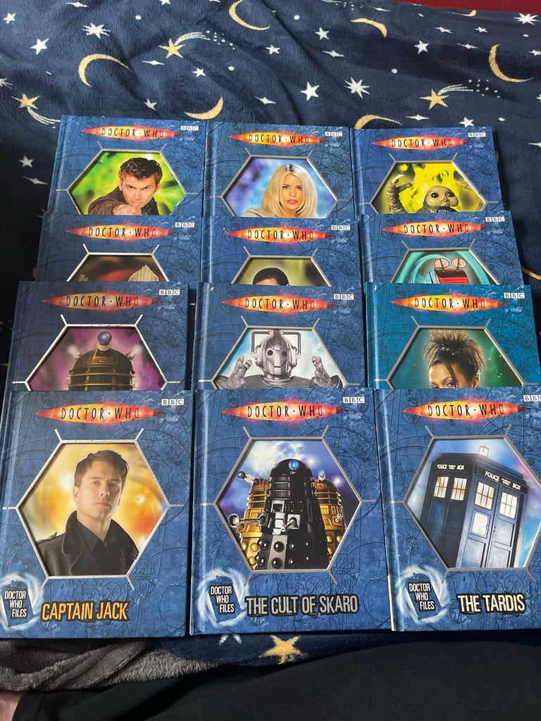 Doctor Who Files Books 1-12 collection hardback books