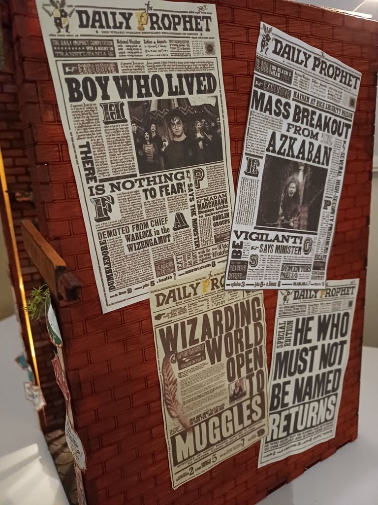 Harry Potter Book Nook - Knockturn Alley