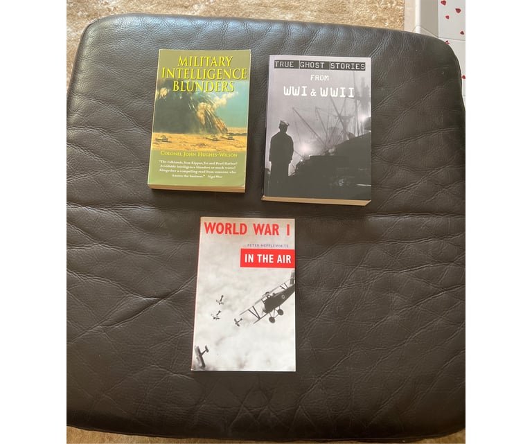 3 War Books World War 1 & 2 