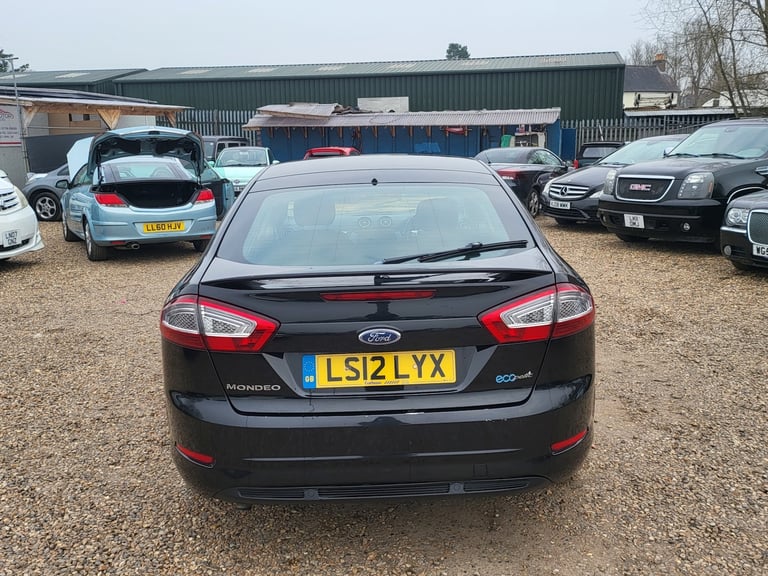 2012 FORD MONDEO 1.6 TDCi ECO ZETEC 5dr [Start Stop] BLACK £35 A YEAR ROAD TAX 