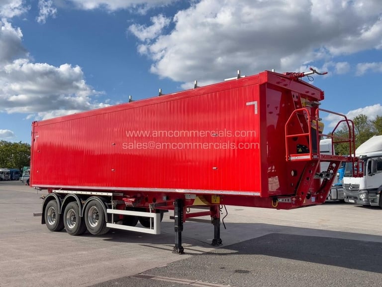 KASSBOHRER 71 CU YD ALLOY TIPPER TRAILER 