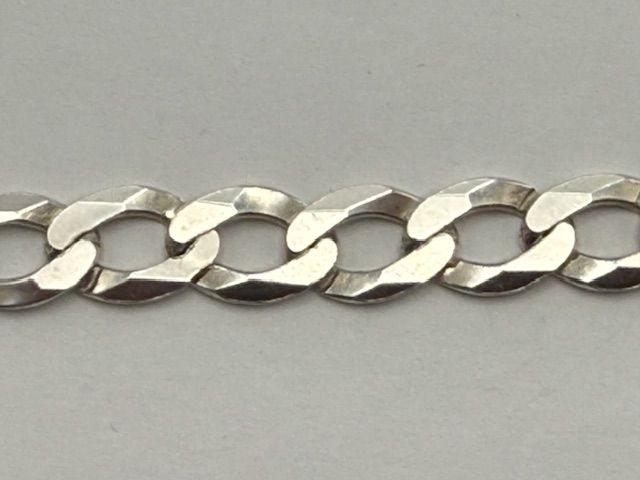 20" Sterling Silver Curb Chain Necklace