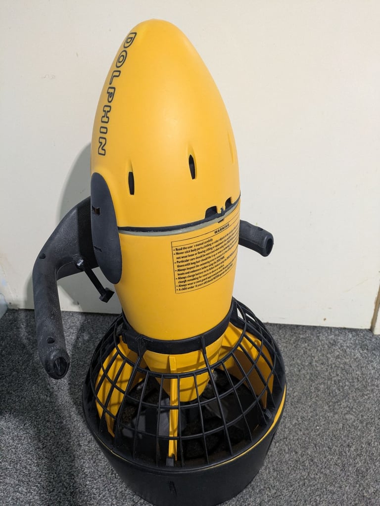 Electric Scooter underwater