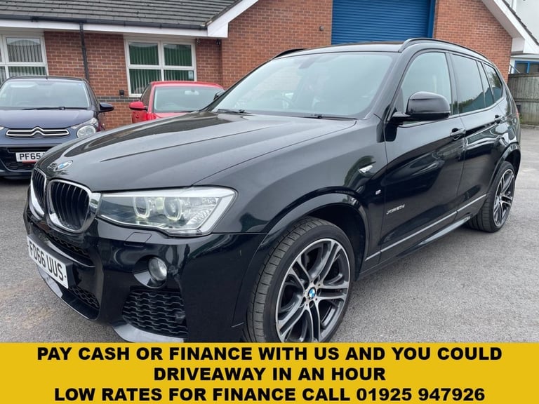 2016 BMW X3 2.0 20d M Sport SUV 5dr Diesel Auto xDrive Euro 6 (s/s) (190 ps) Diesel Automatic