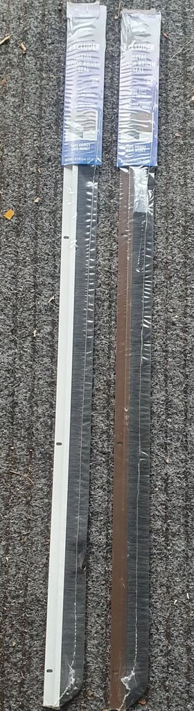 Metal door draught strips