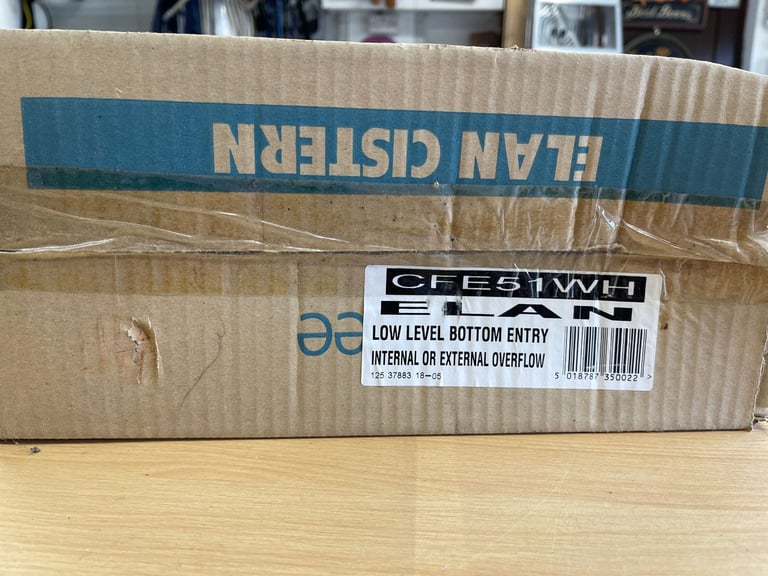 New Macdee Elan Low Level Bottom Inlet toilet Cistern 6/7/9 Litres