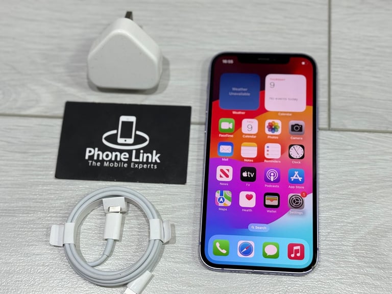 📱Violet Purple Apple iPhone 12 64GB Unlocked All Networks + Warranty 🍎 - P1093