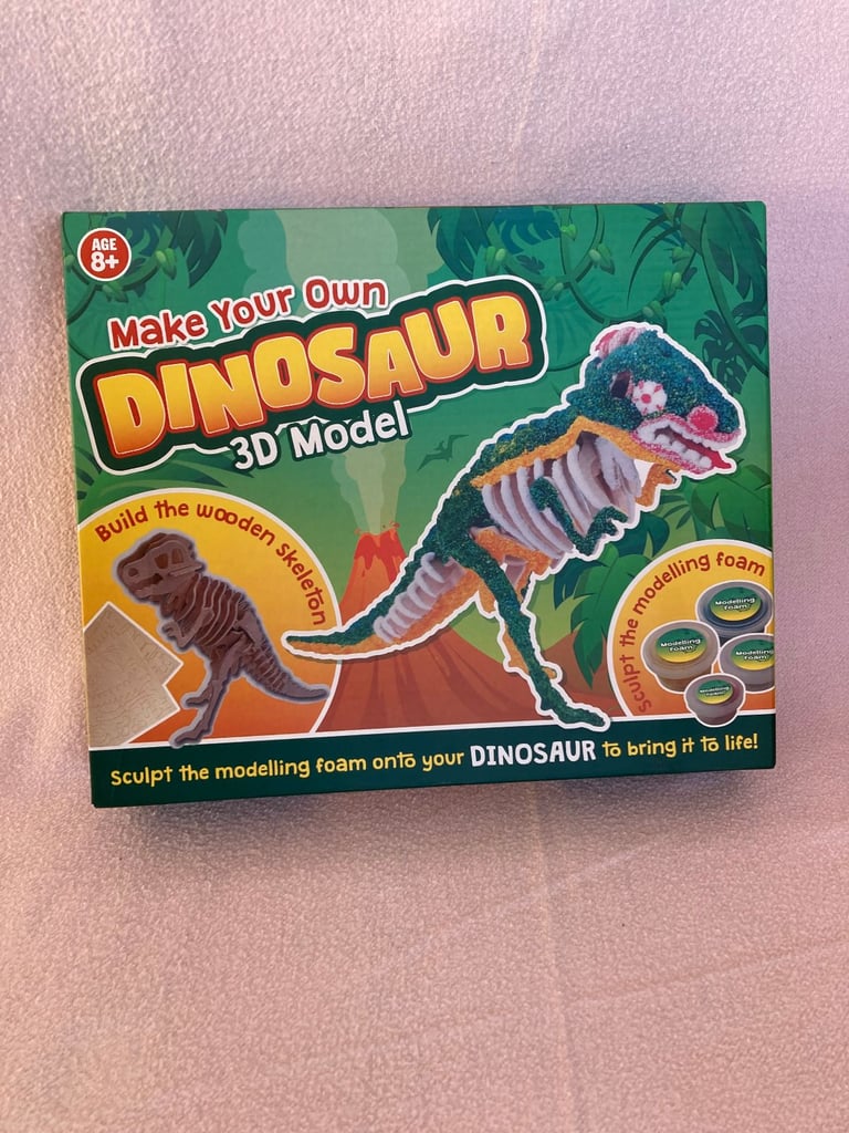 image for 3D dinosaur model kit